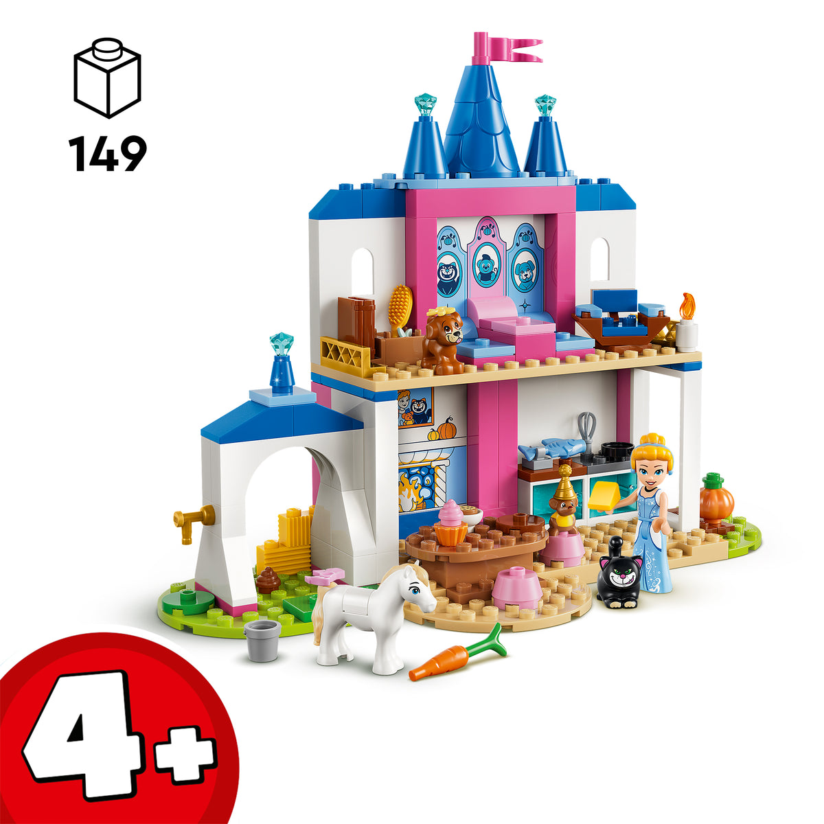 LEGO Disney Princess 43283  Cinderellas Tierpalast