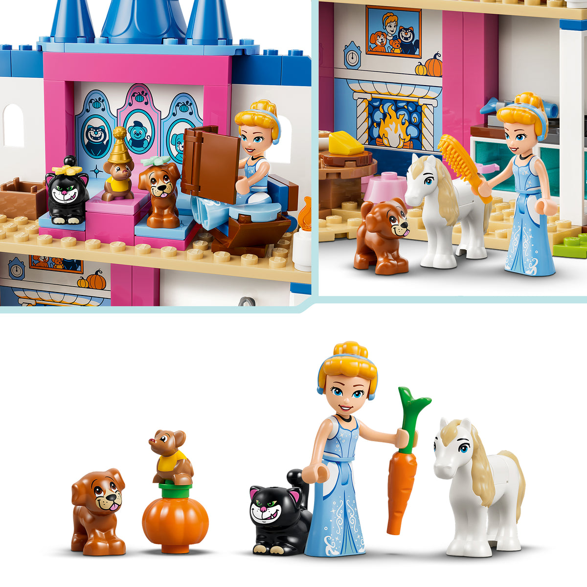 LEGO Disney Princess 43283  Cinderellas Tierpalast