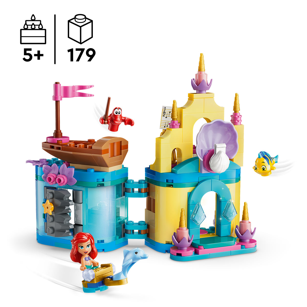 LEGO Disney Princess 43285 Arielles Magisches Mini-Schloss