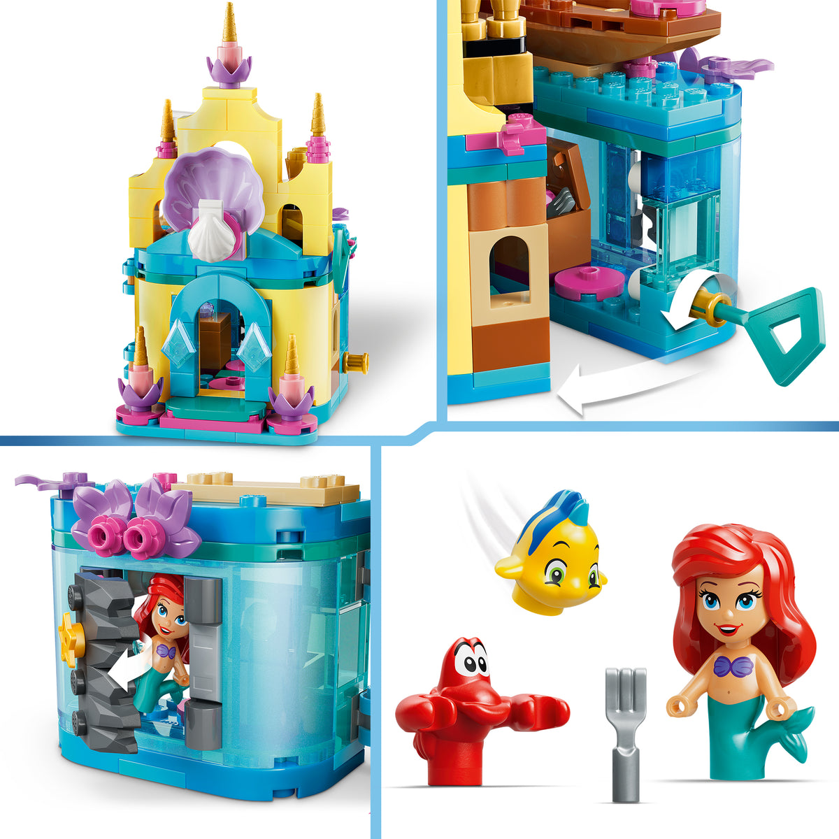 LEGO Disney Princess 43285 Arielles Magisches Mini-Schloss