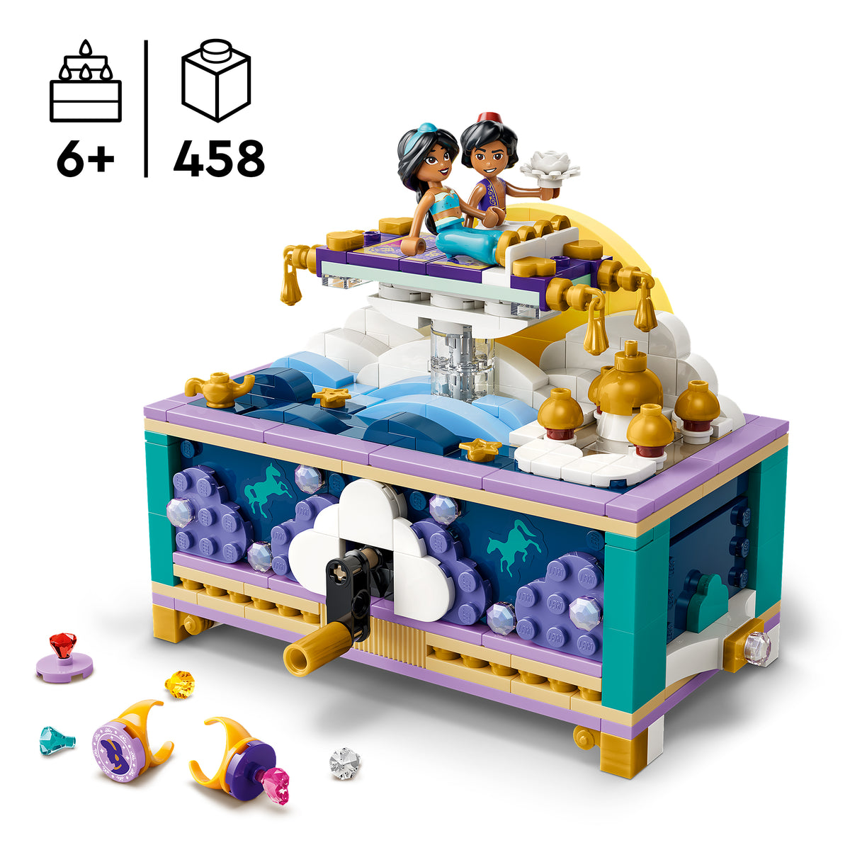 LEGO Disney Princess 43295 Jasmins Schmuckkästchen