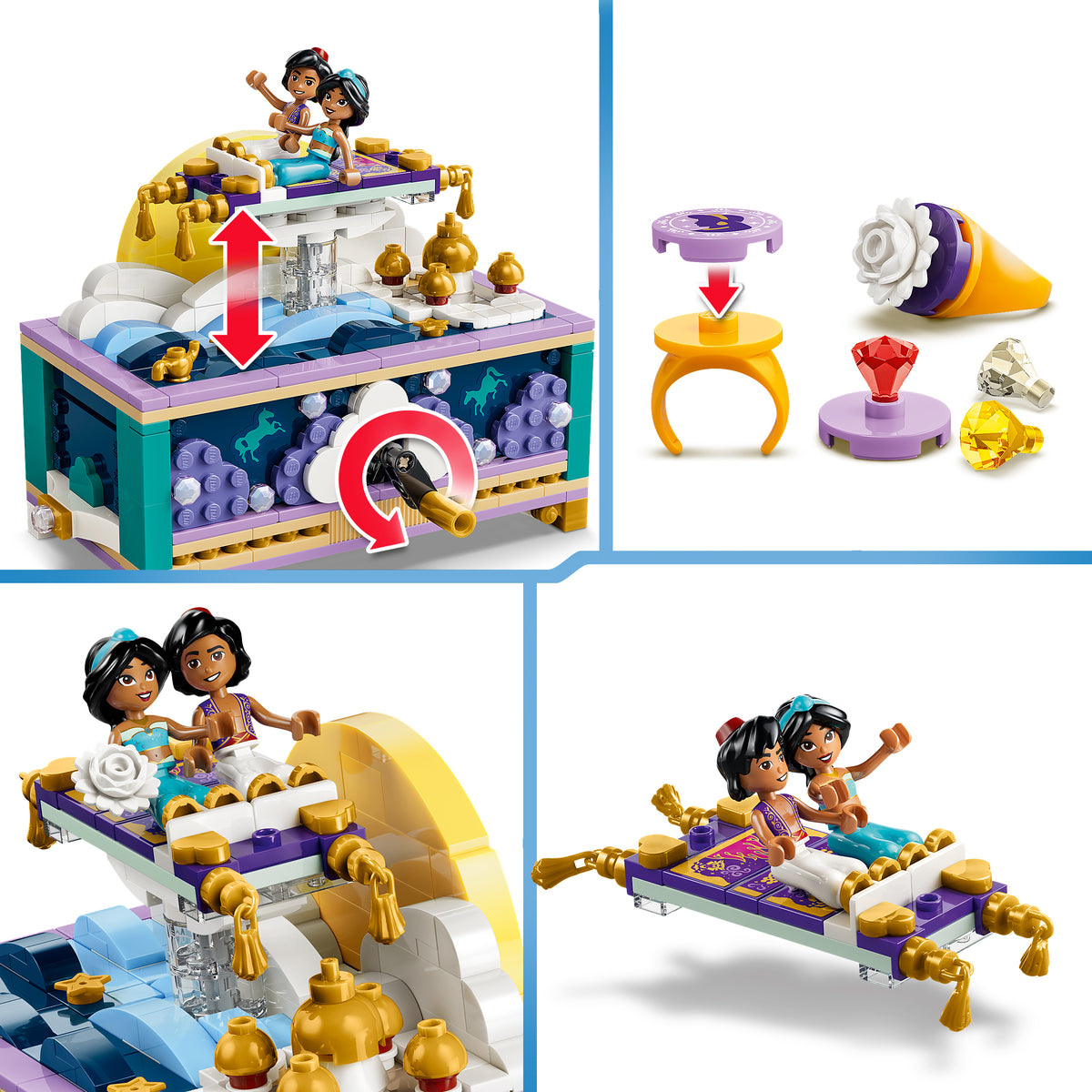 LEGO Disney Princess 43295 Jasmins Schmuckkästchen
