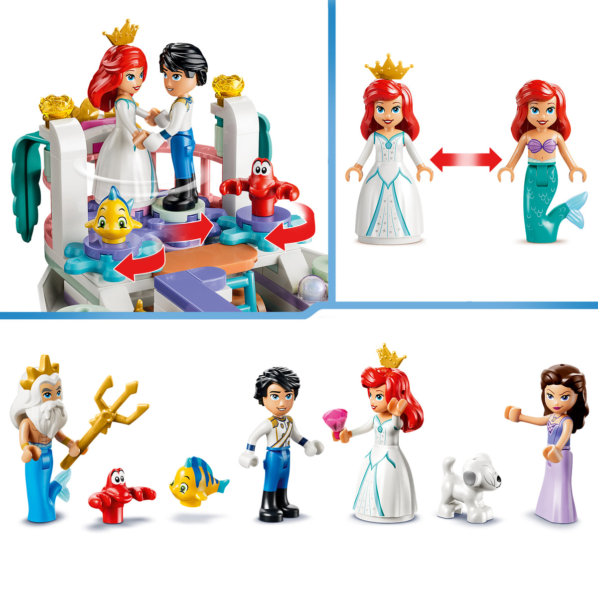 LEGO Disney Princess 43299 Arielles Königliches Hochzeitsboot