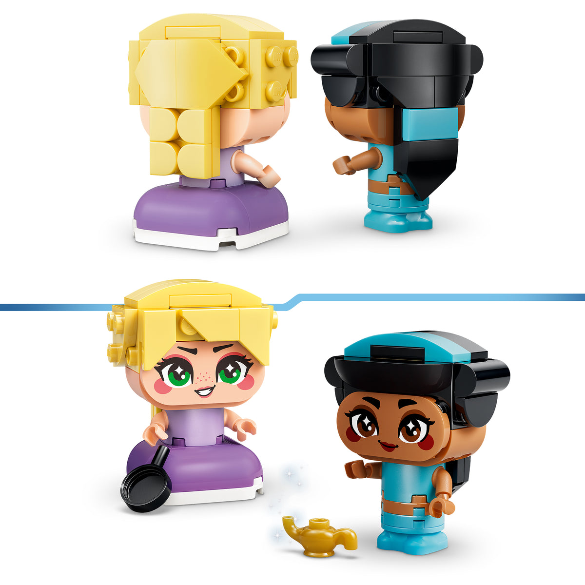 LEGO Disney Princess 43303 Die Mini-Prinzessinnen Jasmin und Rapunzel