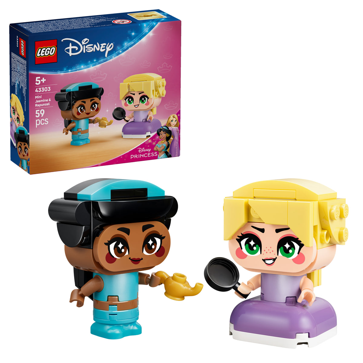 LEGO Disney Princess 43303 Die Mini-Prinzessinnen Jasmin und Rapunzel
