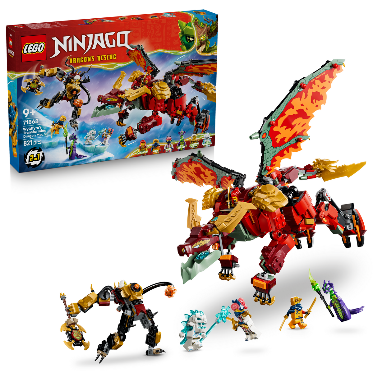 LEGO NINJAGO 71868 Wyldfyres Drachenmech