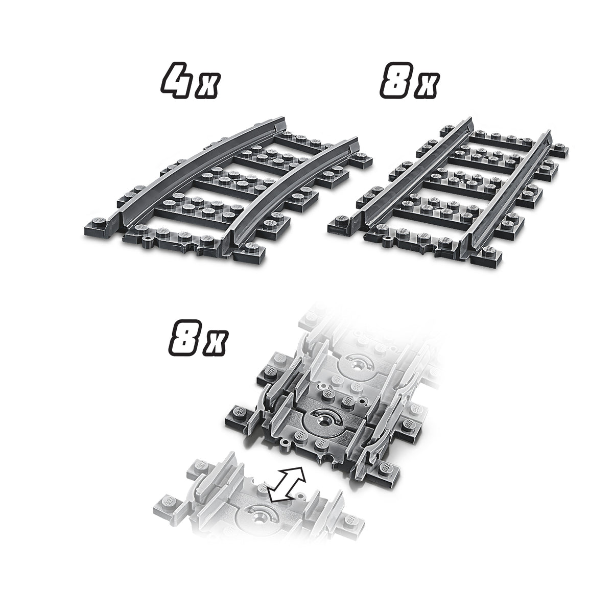 LEGO City 60205 Schienen