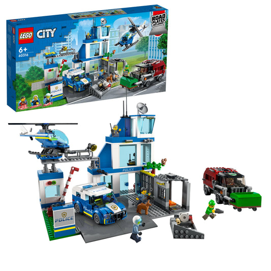 LEGO City 60316 Polizeistation mit Polizeiauto