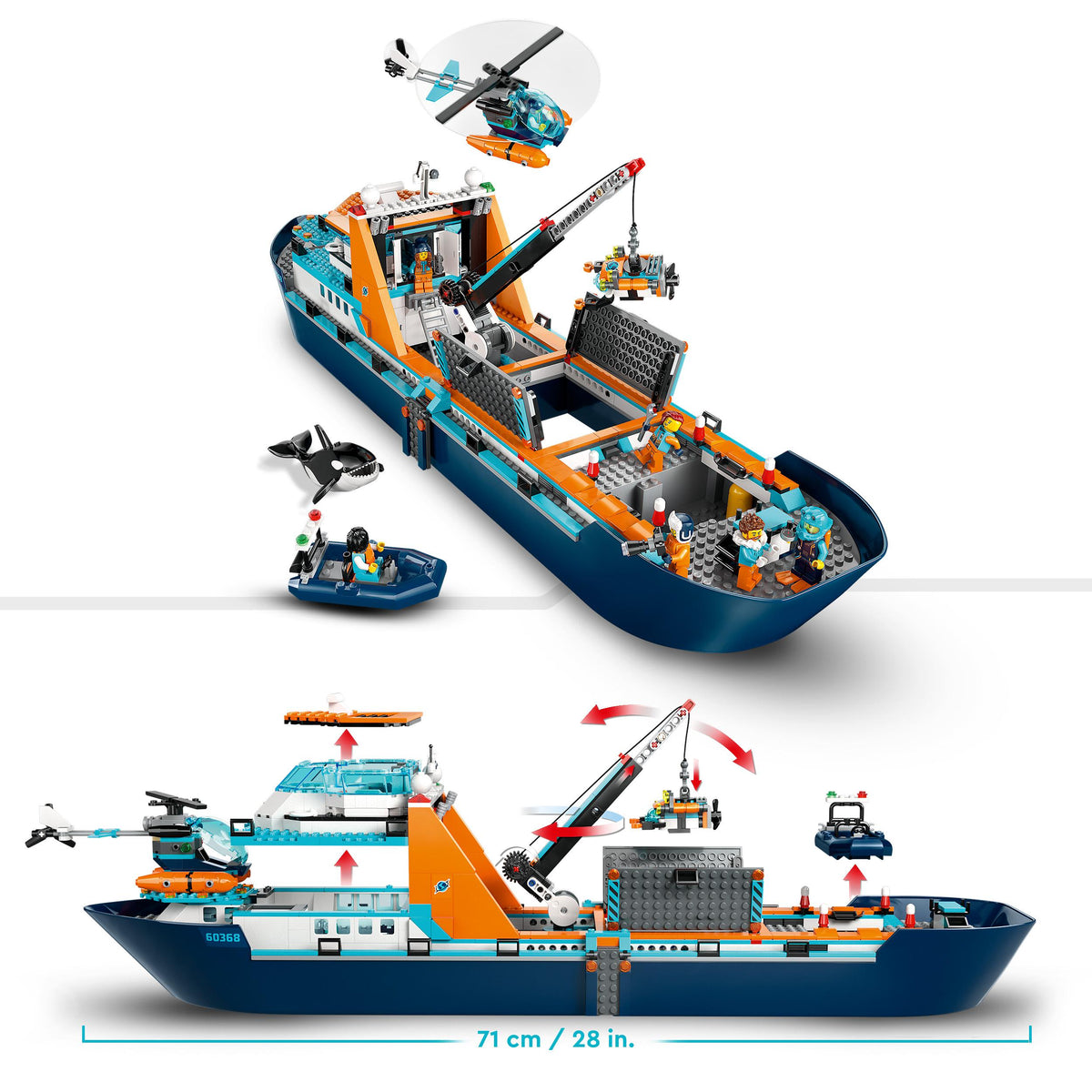 LEGO City 60368 Arktis-Forschungsschiff