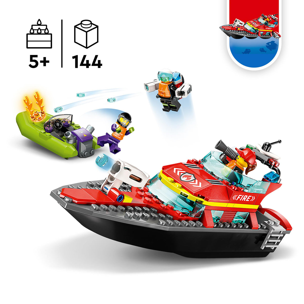 LEGO City 60373 Feuerwehrboot