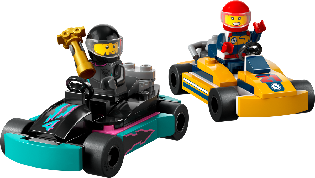 LEGO City 60400 Go-Karts mit Rennfahrern