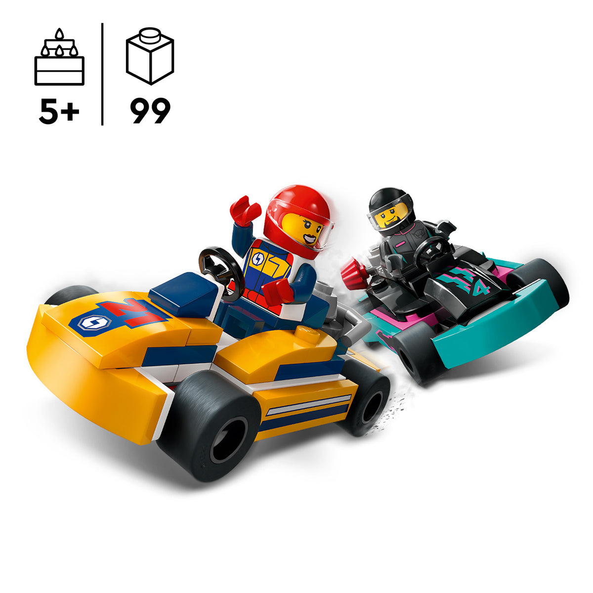 LEGO City 60400 Go-Karts mit Rennfahrern