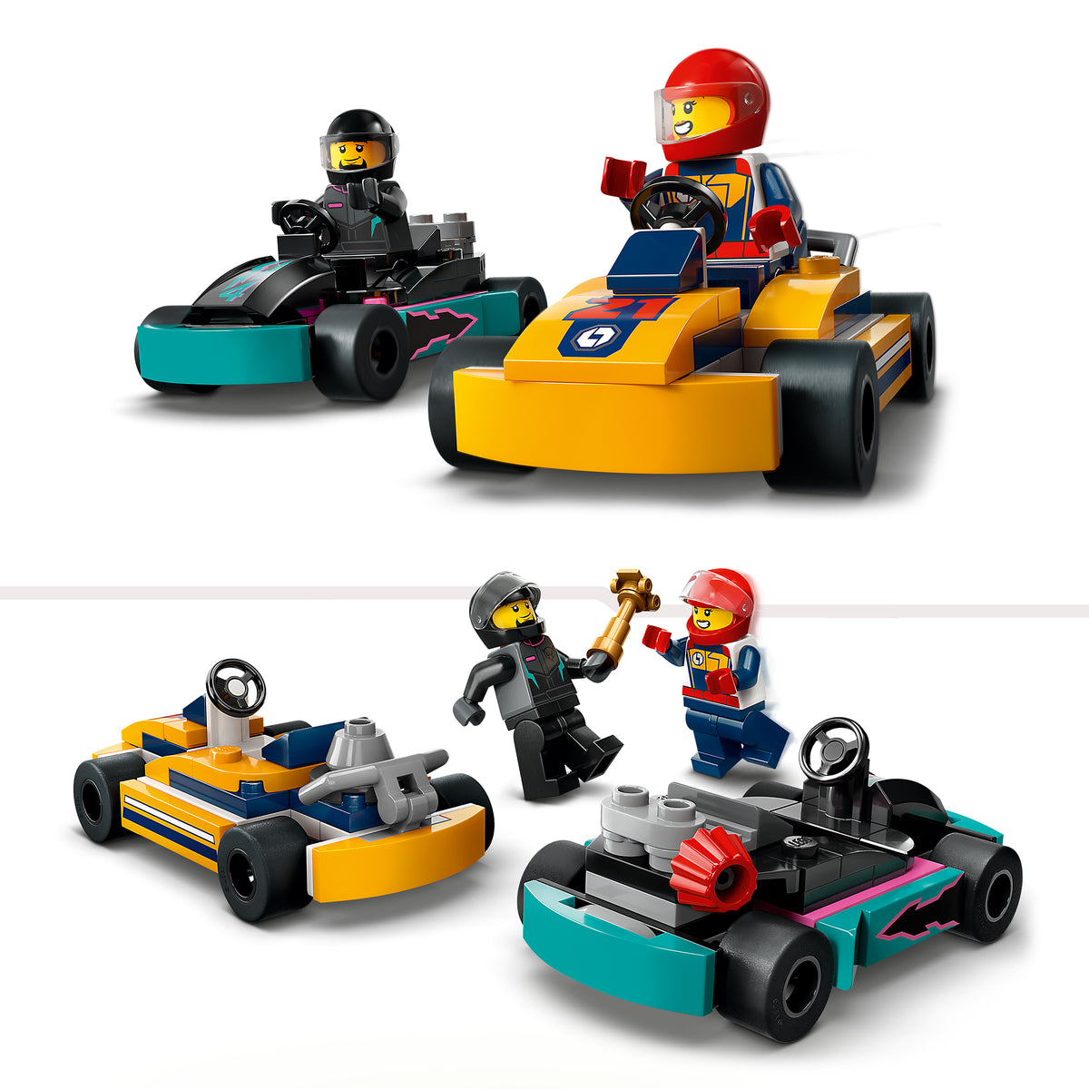LEGO City 60400 Go-Karts mit Rennfahrern