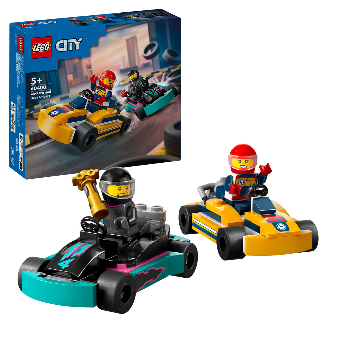 LEGO City 60400 Go-Karts mit Rennfahrern