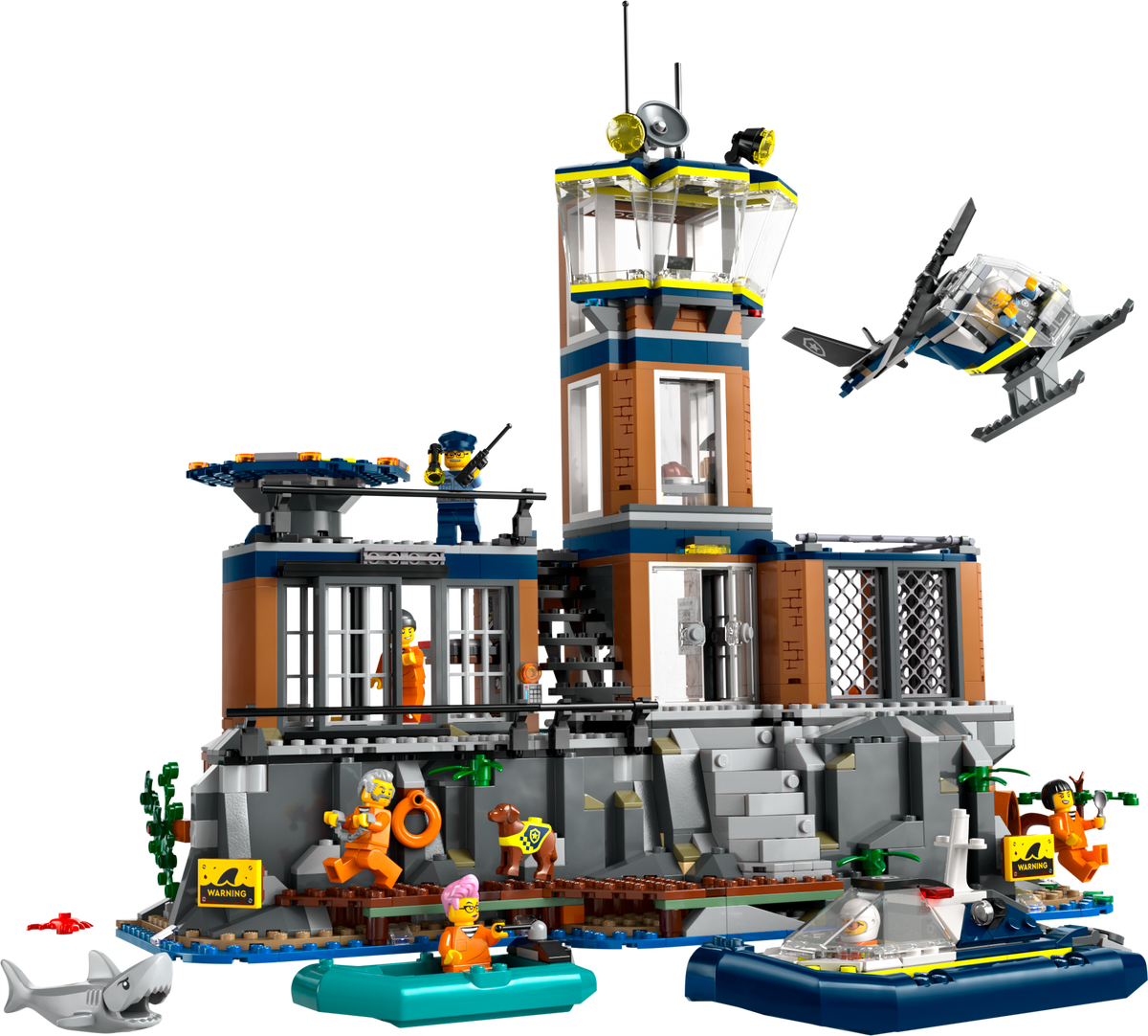 LEGO City 60419 Polizeistation auf der Gefängnisinsel