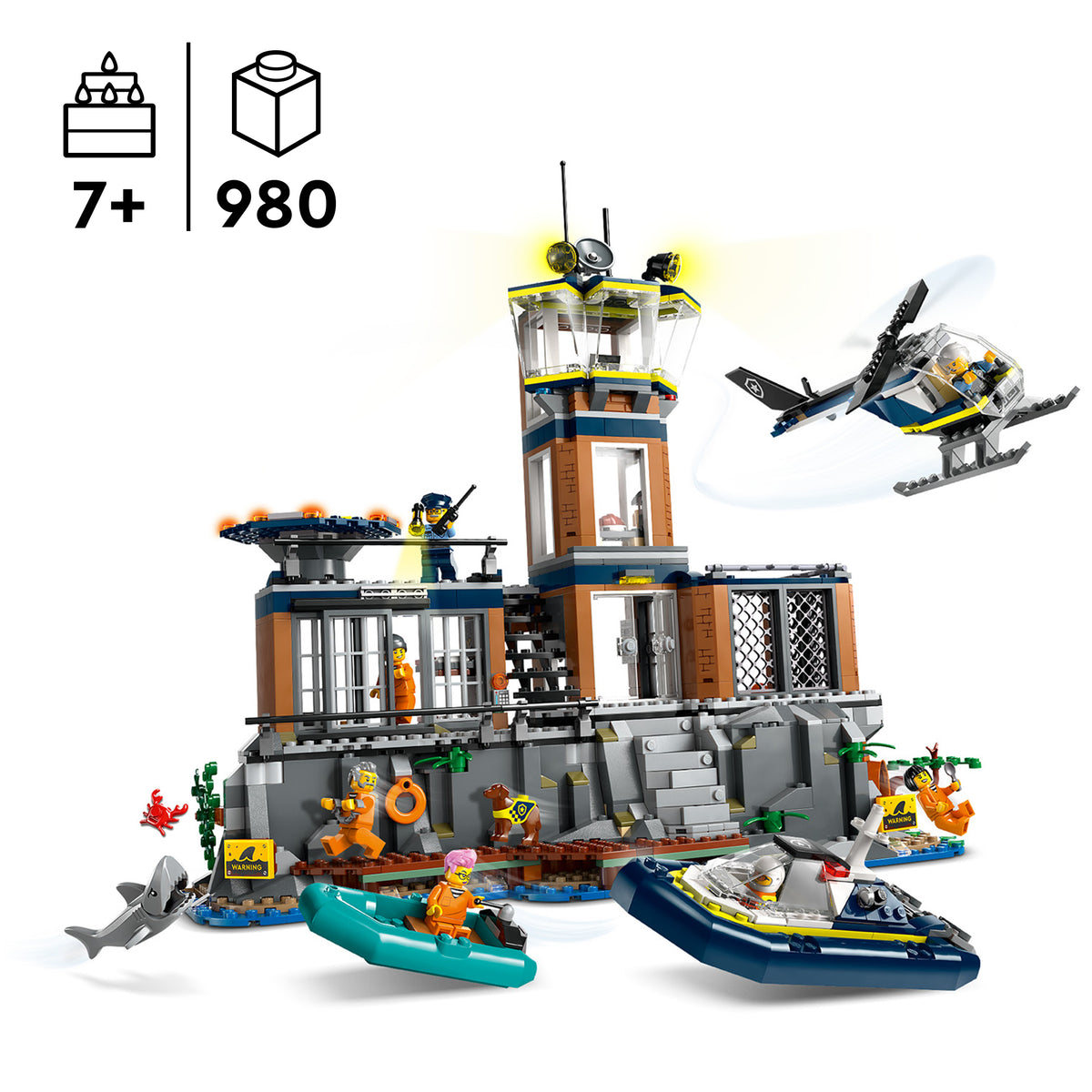 LEGO City 60419 Polizeistation auf der Gefängnisinsel
