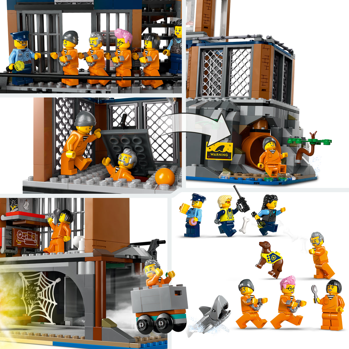 LEGO City 60419 Polizeistation auf der Gefängnisinsel