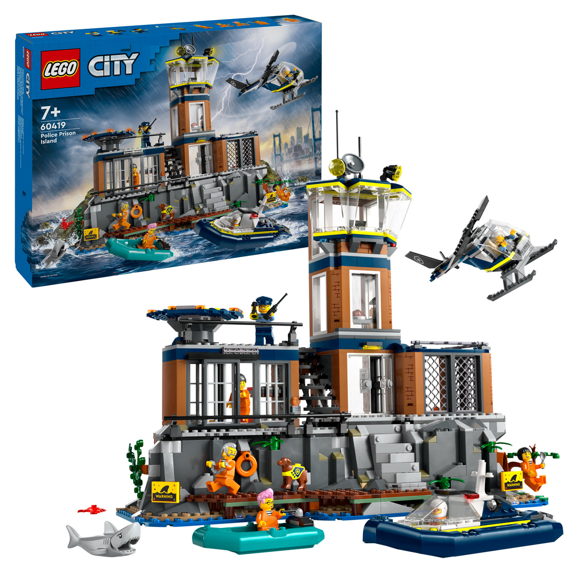 LEGO City 60419 Polizeistation auf der Gefängnisinsel