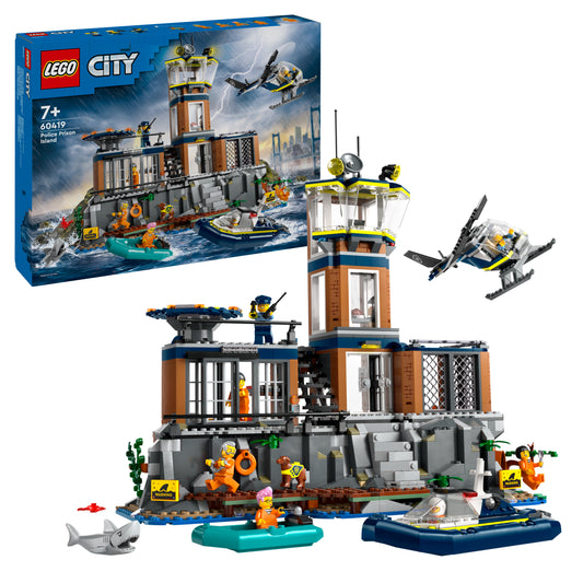 LEGO City 60419 Polizeistation auf der Gefängnisinsel