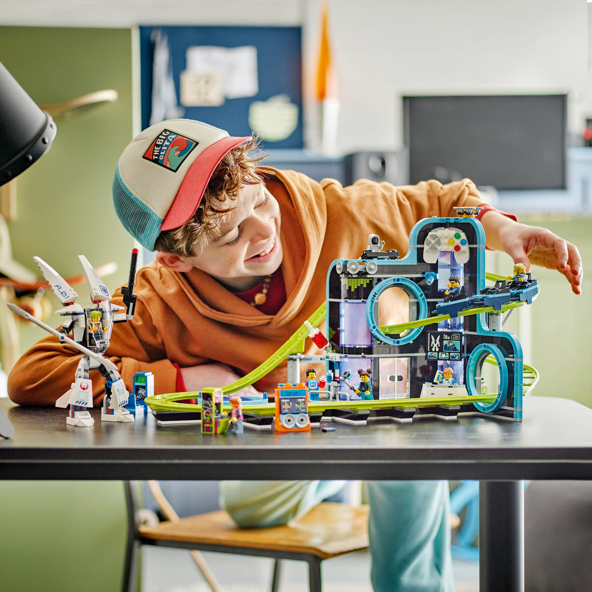 LEGO City 60421 Achterbahn mit Roboter-Mech