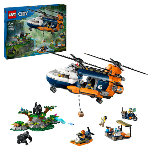 LEGO City 60437 Dschungelforscher-Hubschrauber