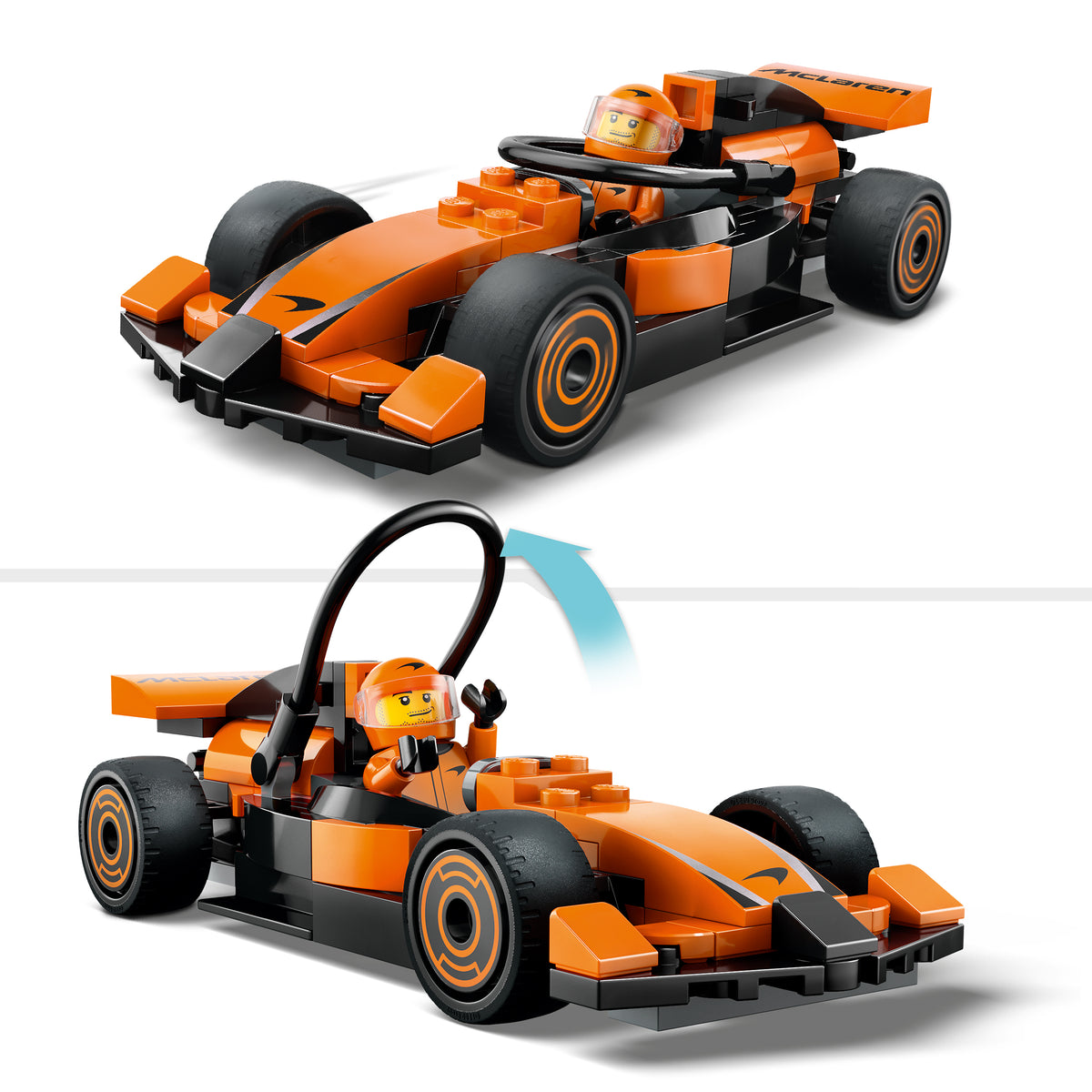 LEGO City 60442 F1 Rennfahrer mit McLaren Rennauto