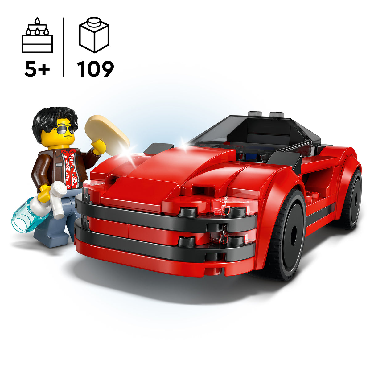 LEGO City 60448 Roter Sportwagen