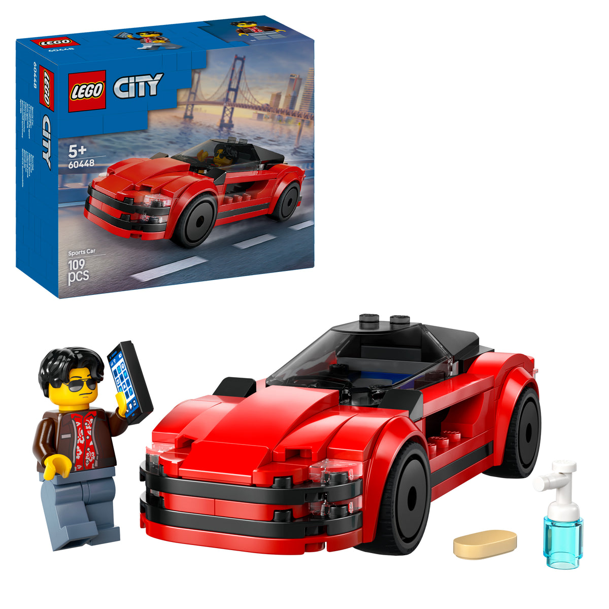 LEGO City 60448 Roter Sportwagen