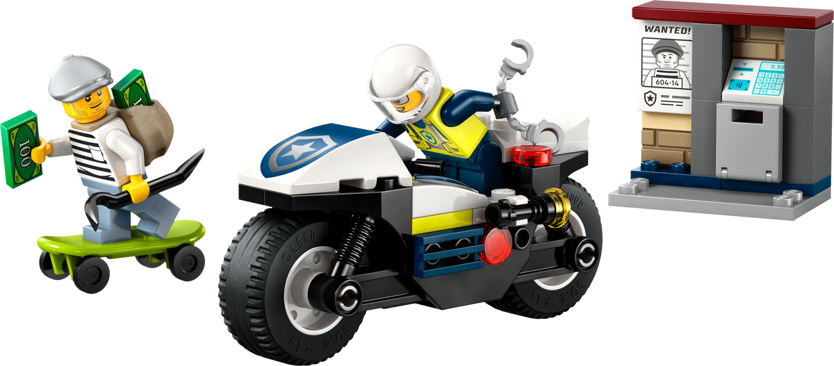 LEGO City 60455 Verfolgungsjagd mit dem Polizeimotorrad