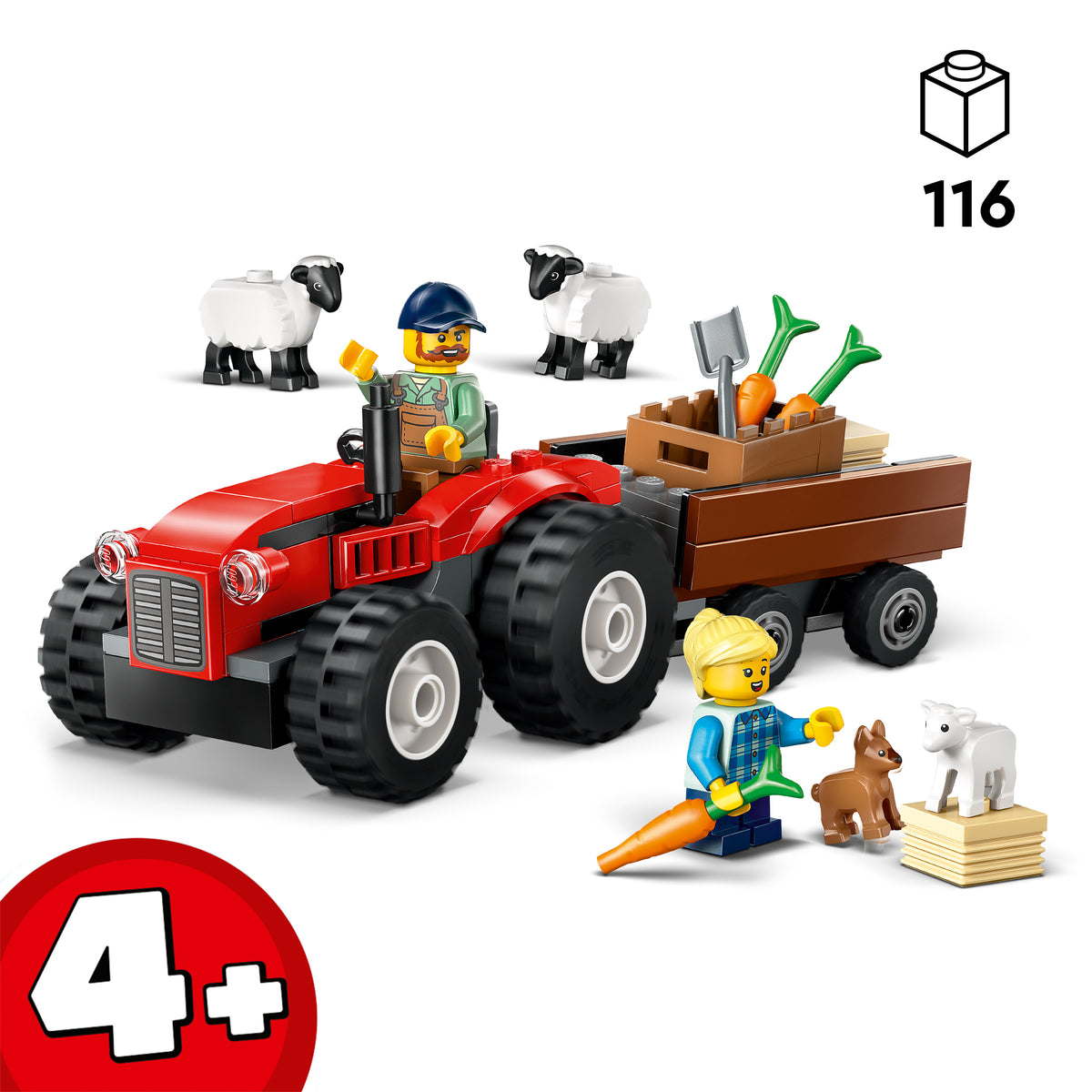 LEGO City 60461 Traktor mit Anhänger