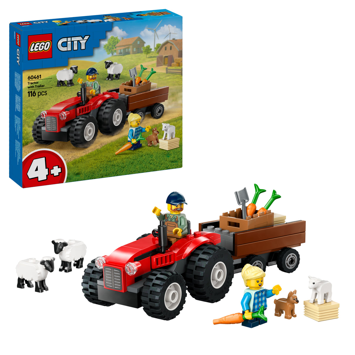 LEGO City 60461 Traktor mit Anhänger