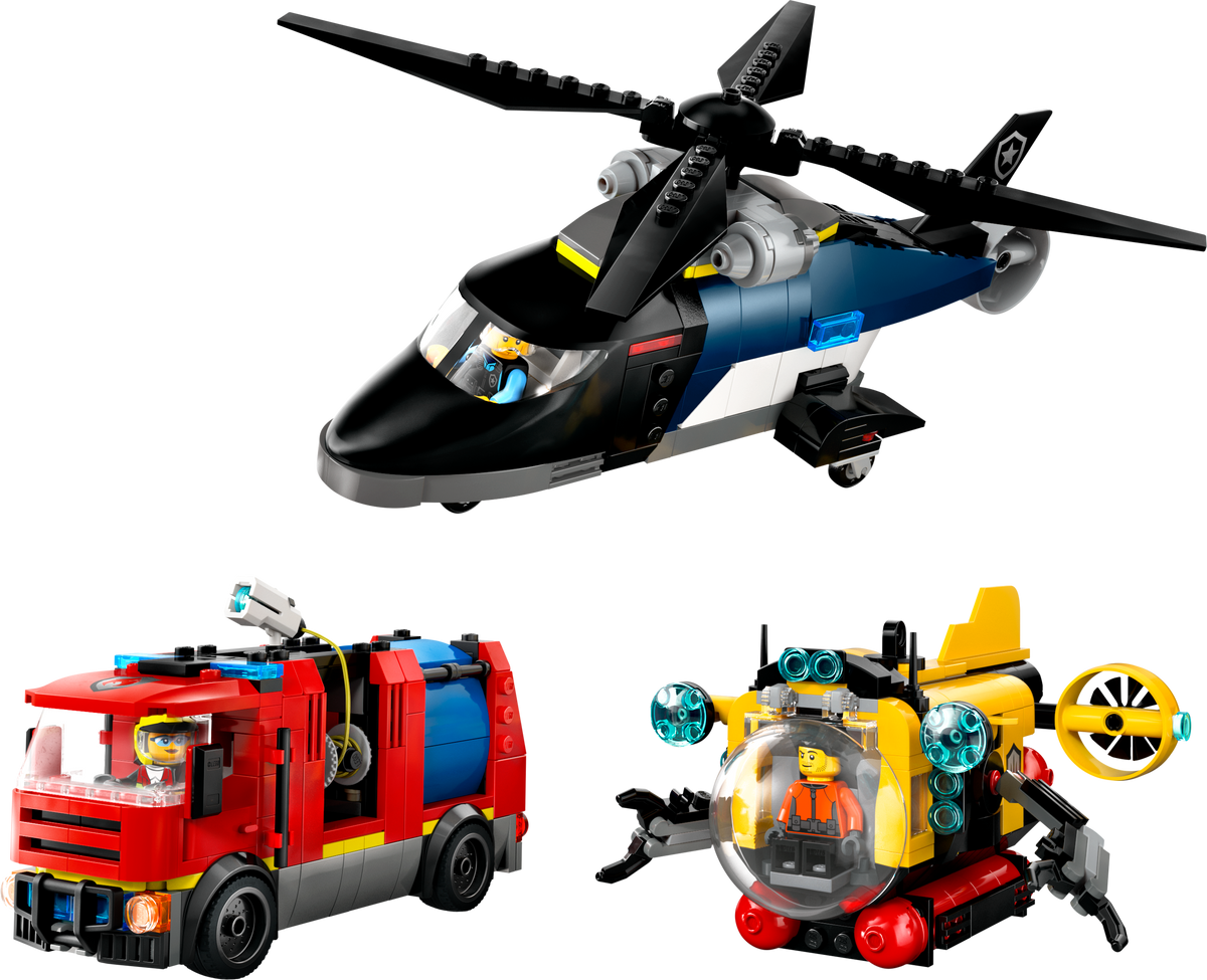 LEGO City 60462 Kombinationsset mit Hubschrauber