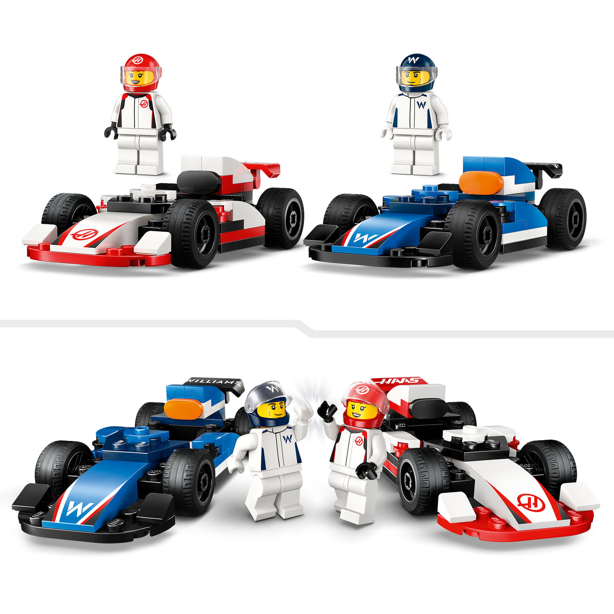 LEGO City 60464 F1 Williams Racing und Haas F1 Rennautos