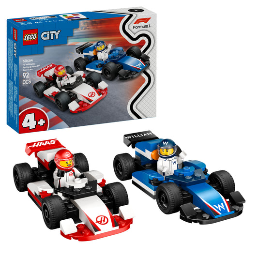 LEGO City 60464 F1 Williams Racing und Haas F1 Rennautos