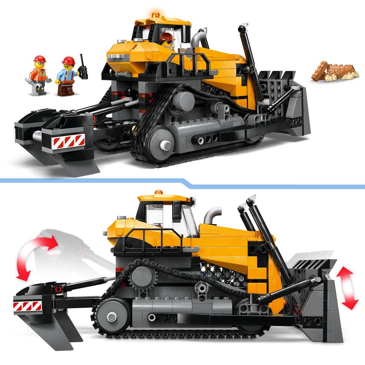 LEGO City 60466 Gelber Bulldozer