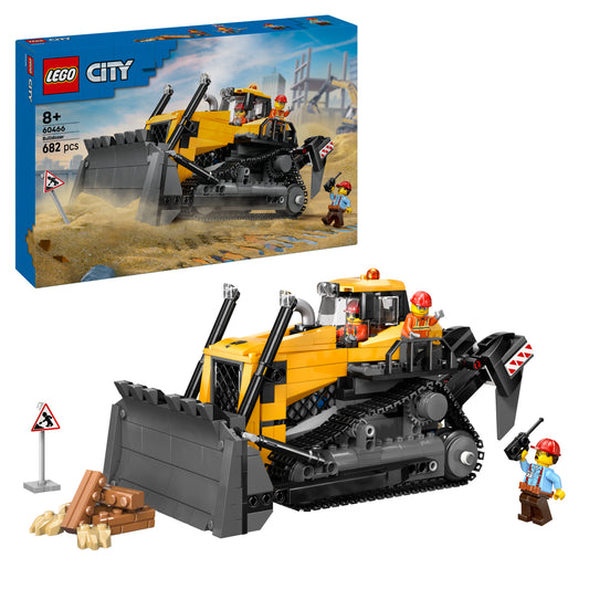 LEGO City 60466 Gelber Bulldozer