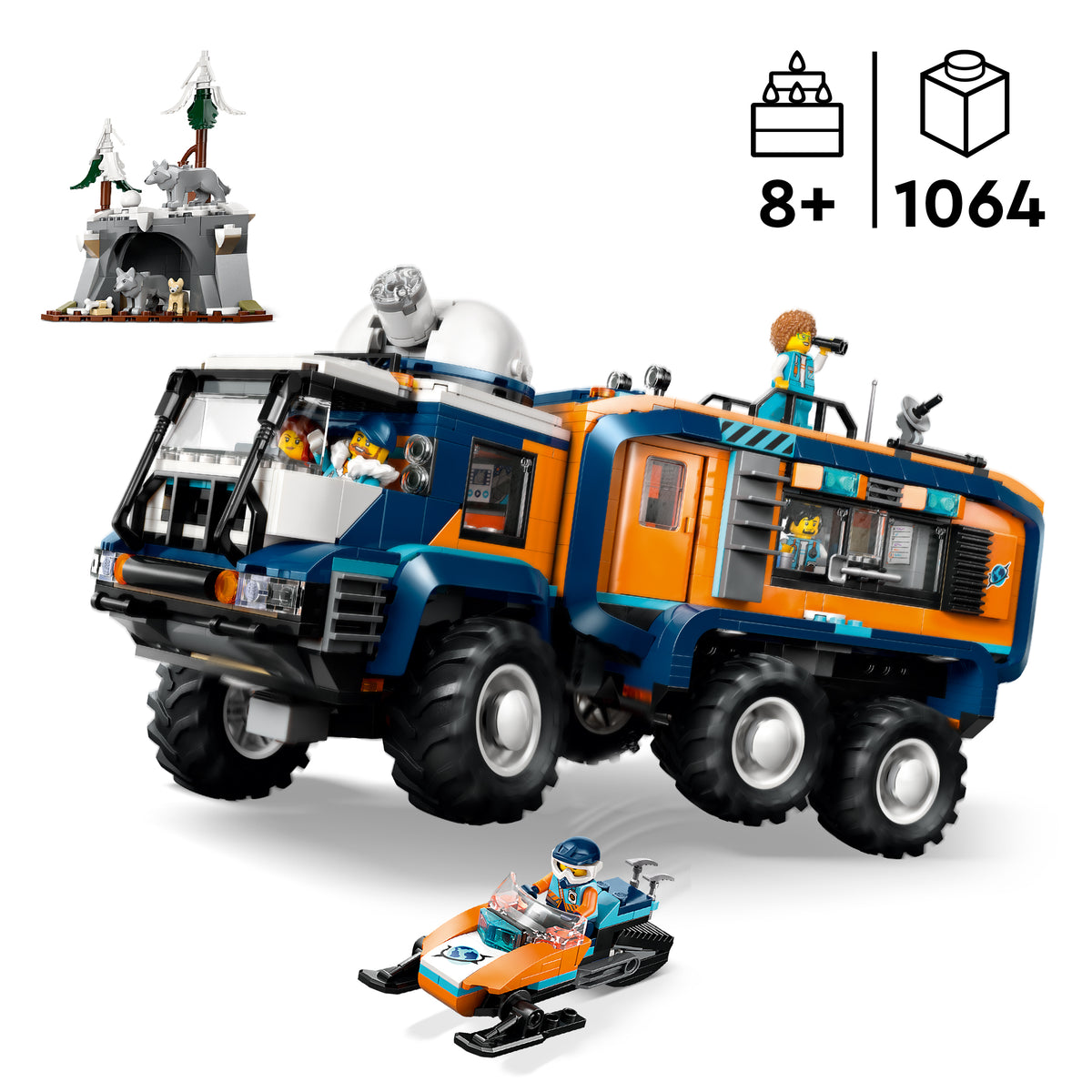 LEGO City 60471 Arktis-Truck mit Labor