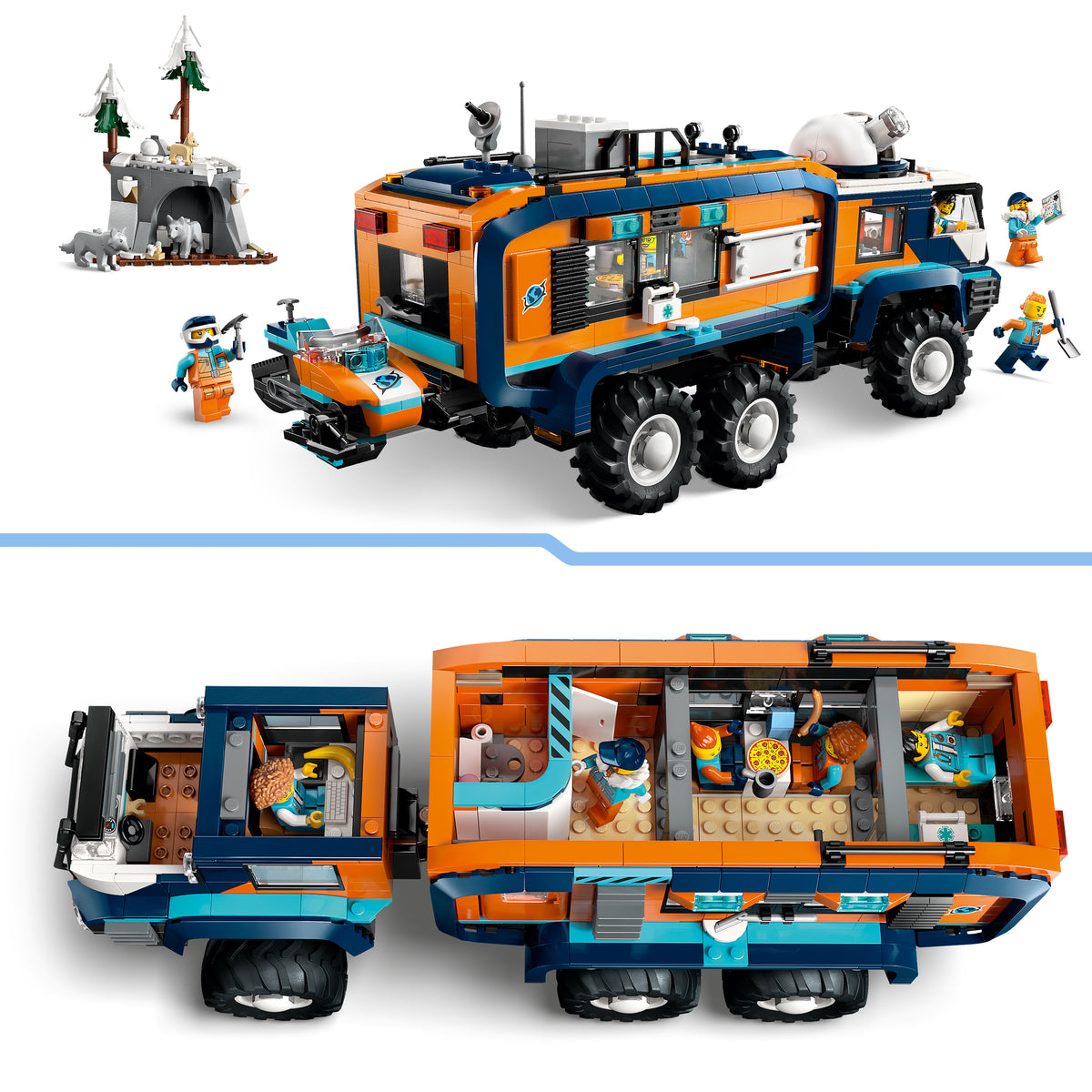 LEGO City 60471 Arktis-Truck mit Labor
