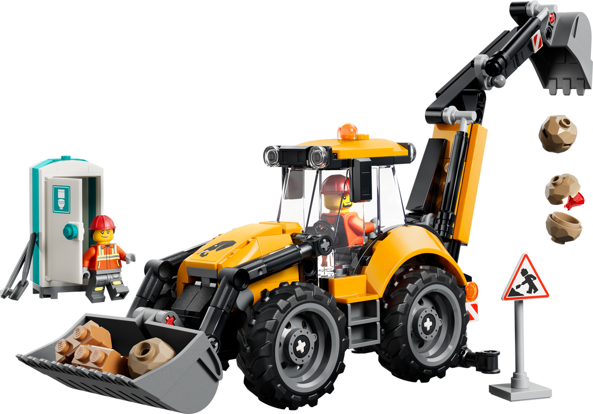 LEGO City 60480 Gelber Baggerlader