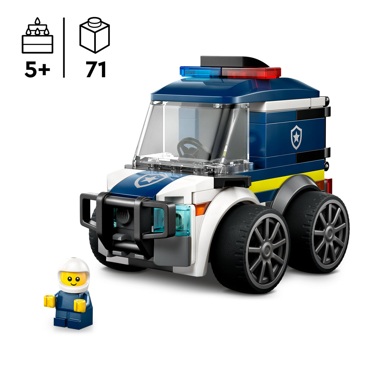 LEGO City 60481 Coole Flitzer Polizei-Truck