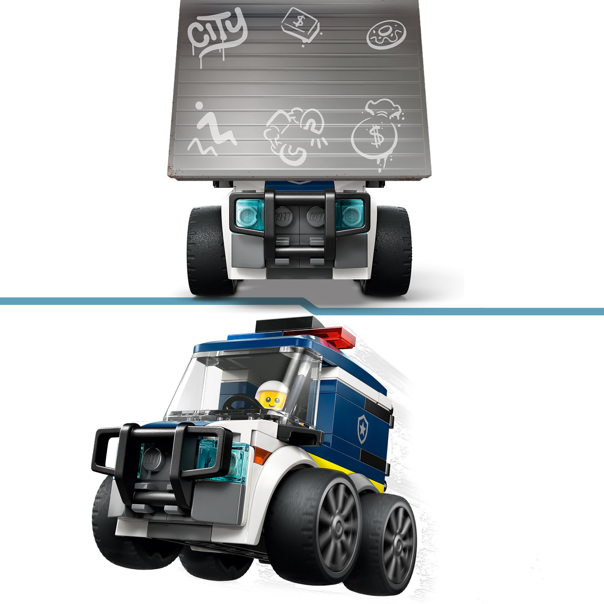 LEGO City 60481 Coole Flitzer Polizei-Truck