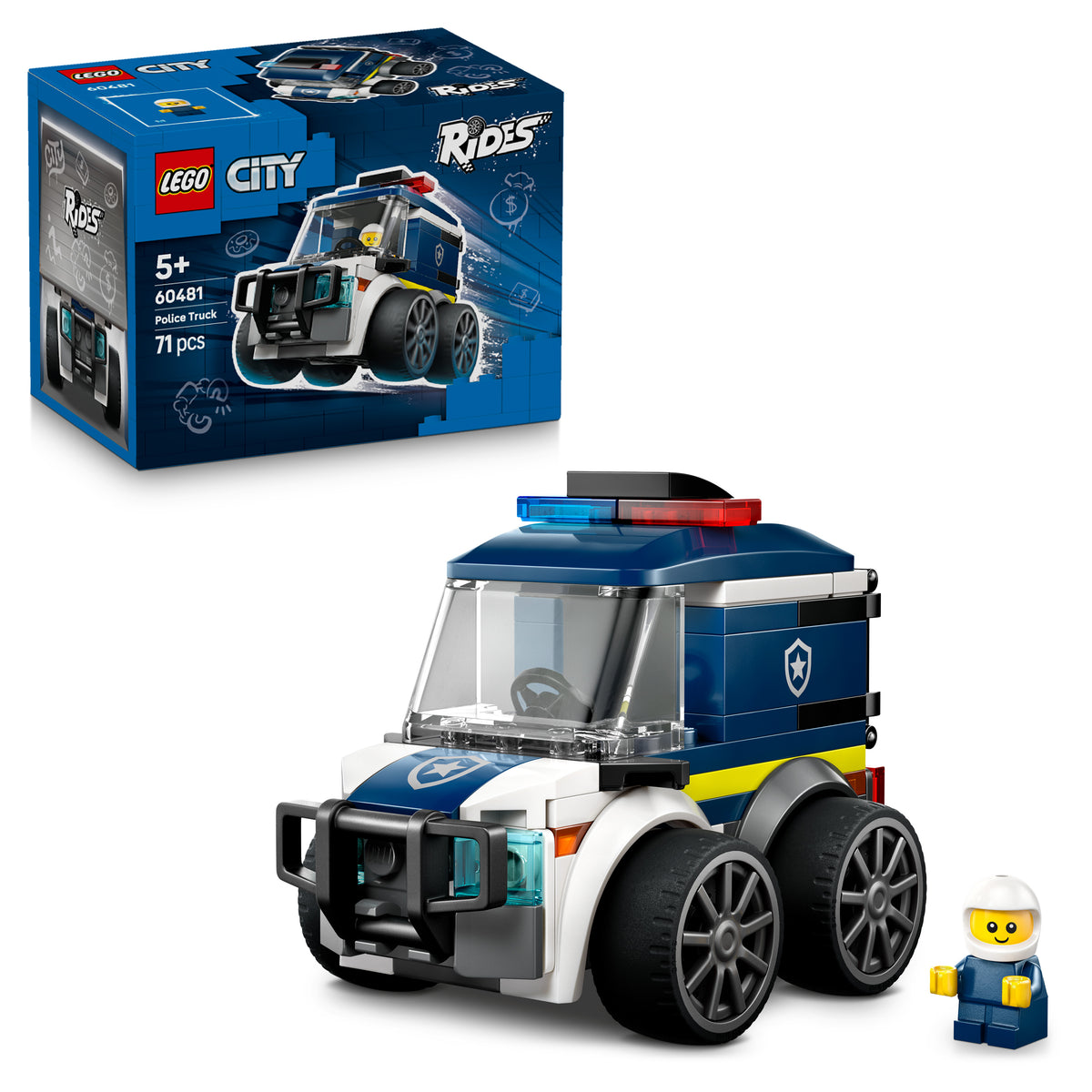LEGO City 60481 Coole Flitzer Polizei-Truck