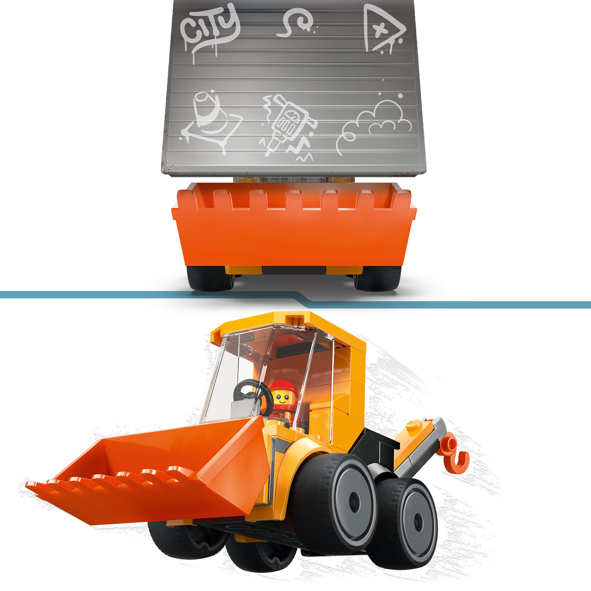 LEGO City 60483 Coole Flitzer – Radlader