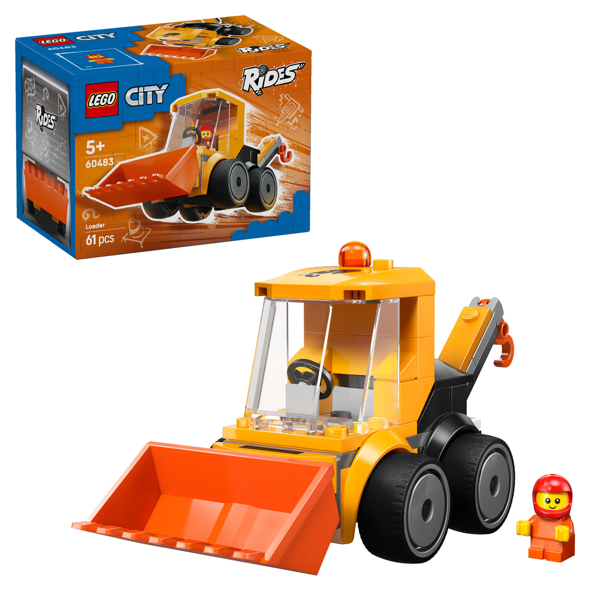 LEGO City 60483 Coole Flitzer – Radlader