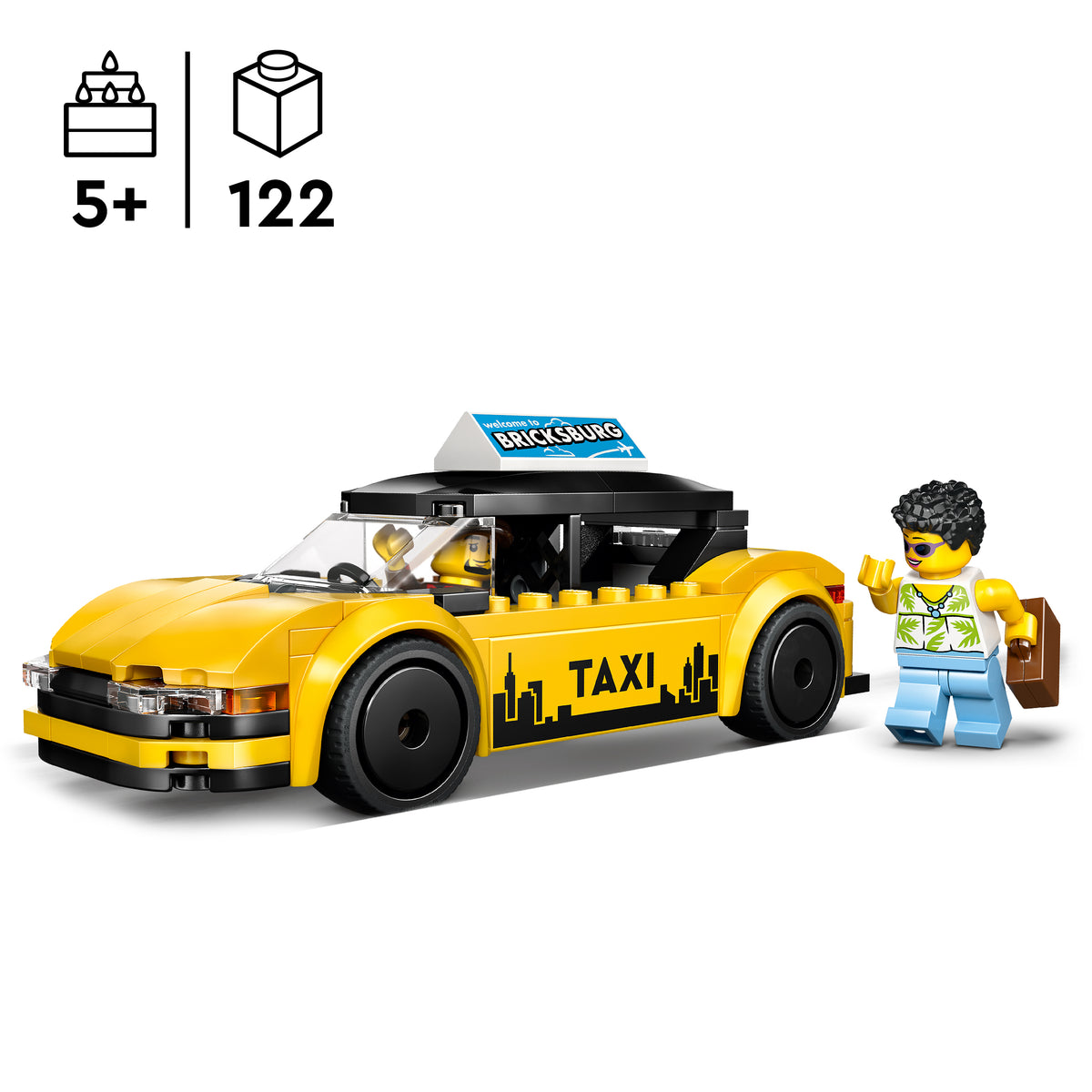 LEGO City 60487 Gelbes Taxi