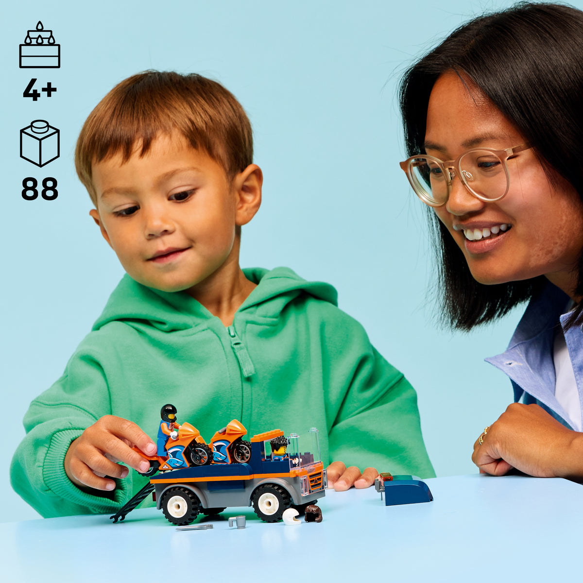 LEGO City 60491 Motorradtransporter