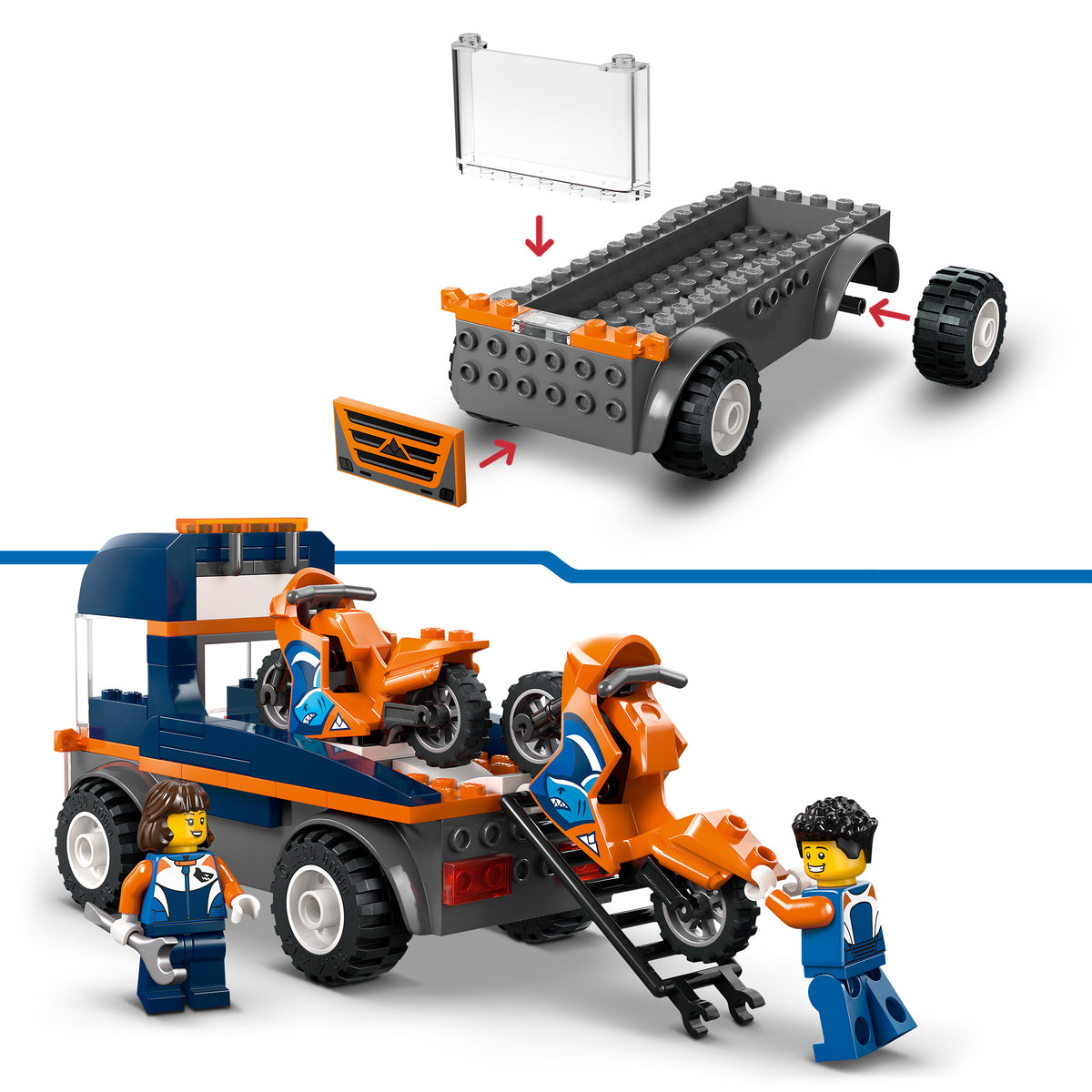 LEGO City 60491 Motorradtransporter