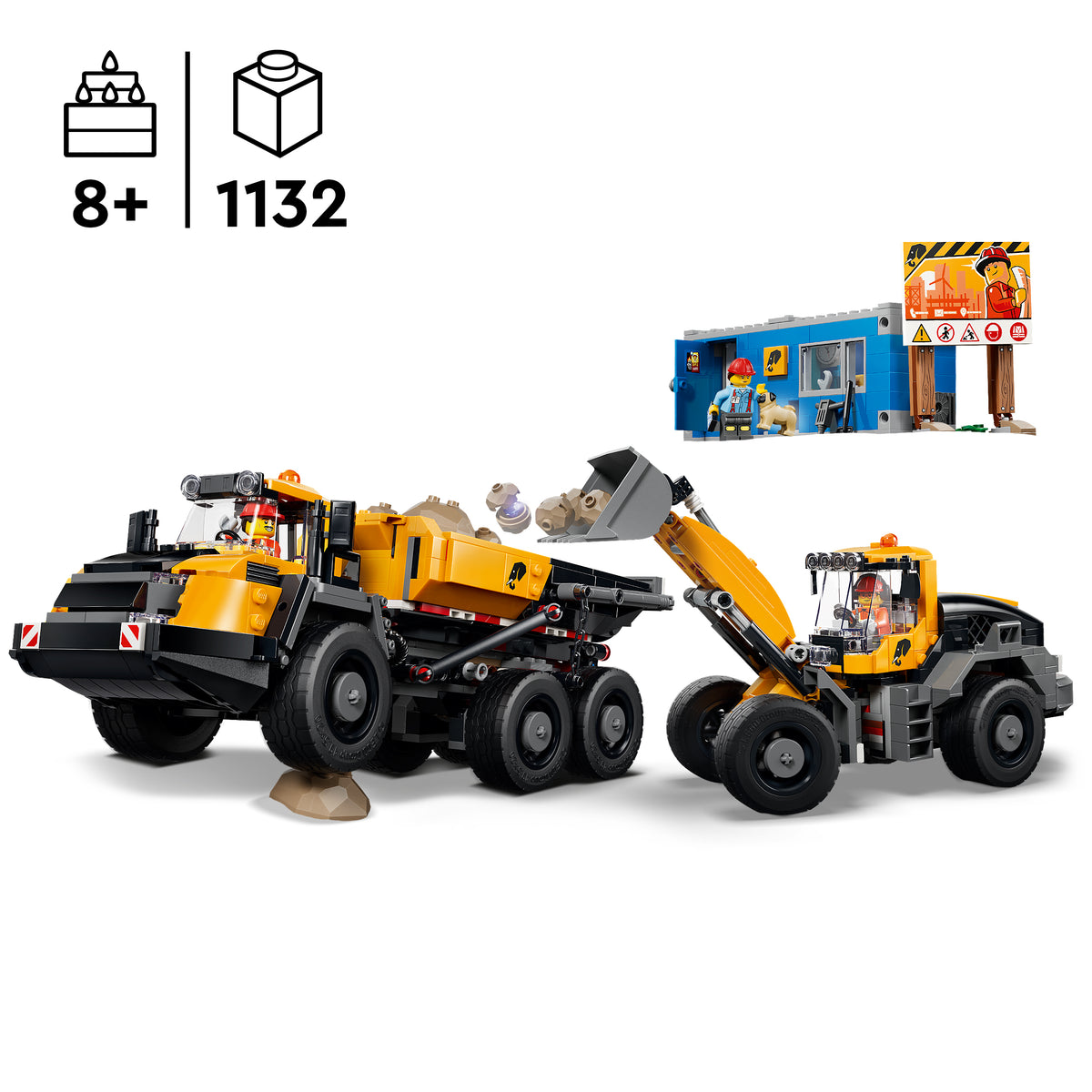 LEGO City 60494 Kipplaster und Schaufellader
