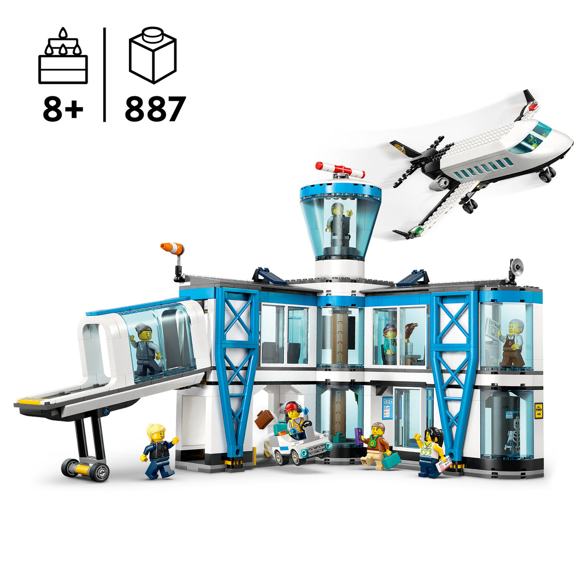 LEGO City 60502 Flughafen mit Flugzeug