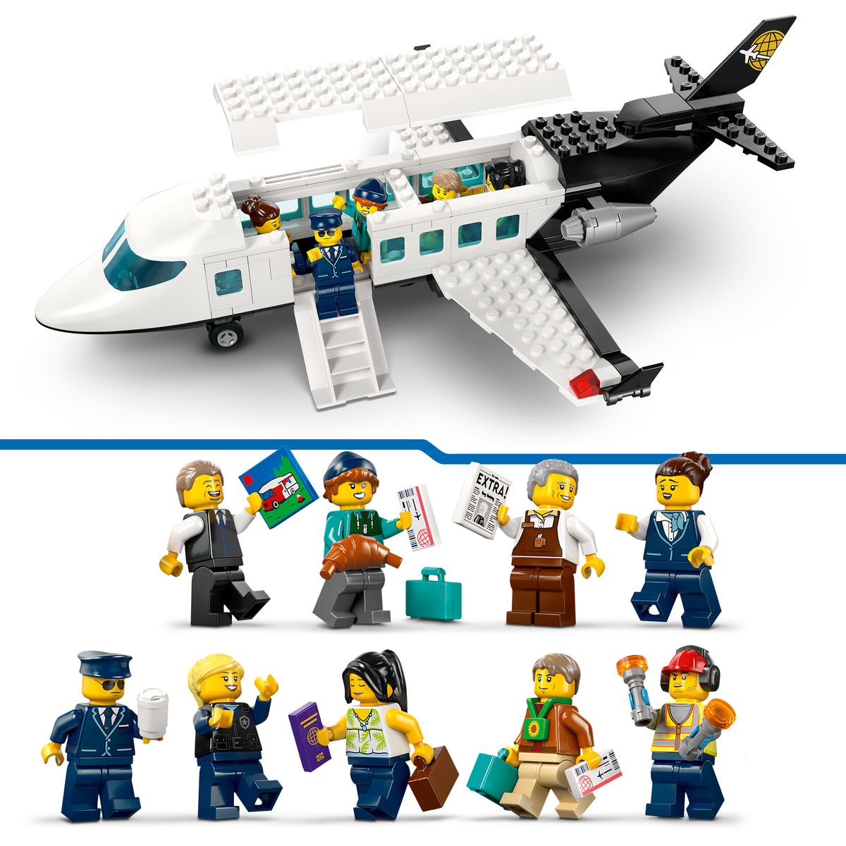 LEGO City 60502 Flughafen mit Flugzeug